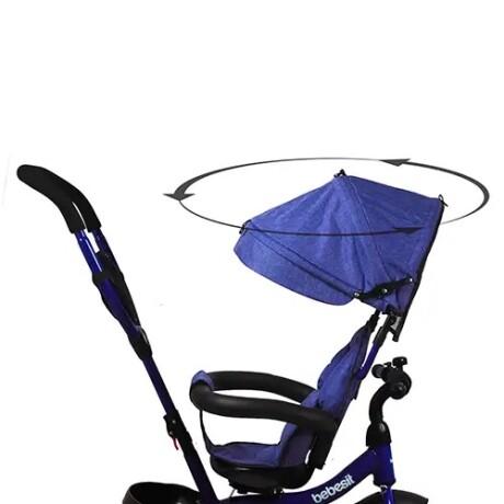 Triciclo 360 asiento giratorio Bebesit - Azul Triciclo 360 asiento giratorio Bebesit - Azul
