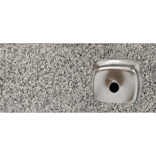 MESADA DE GRANITO GRIS PERLA CON PILETA DERECHA SIN HUECO PARA GRIFERÍA / 122X52 CM Mesada De Granito Gris Perla Con Pileta Derecha Sin Hueco Para Grifería / 122x52 Cm