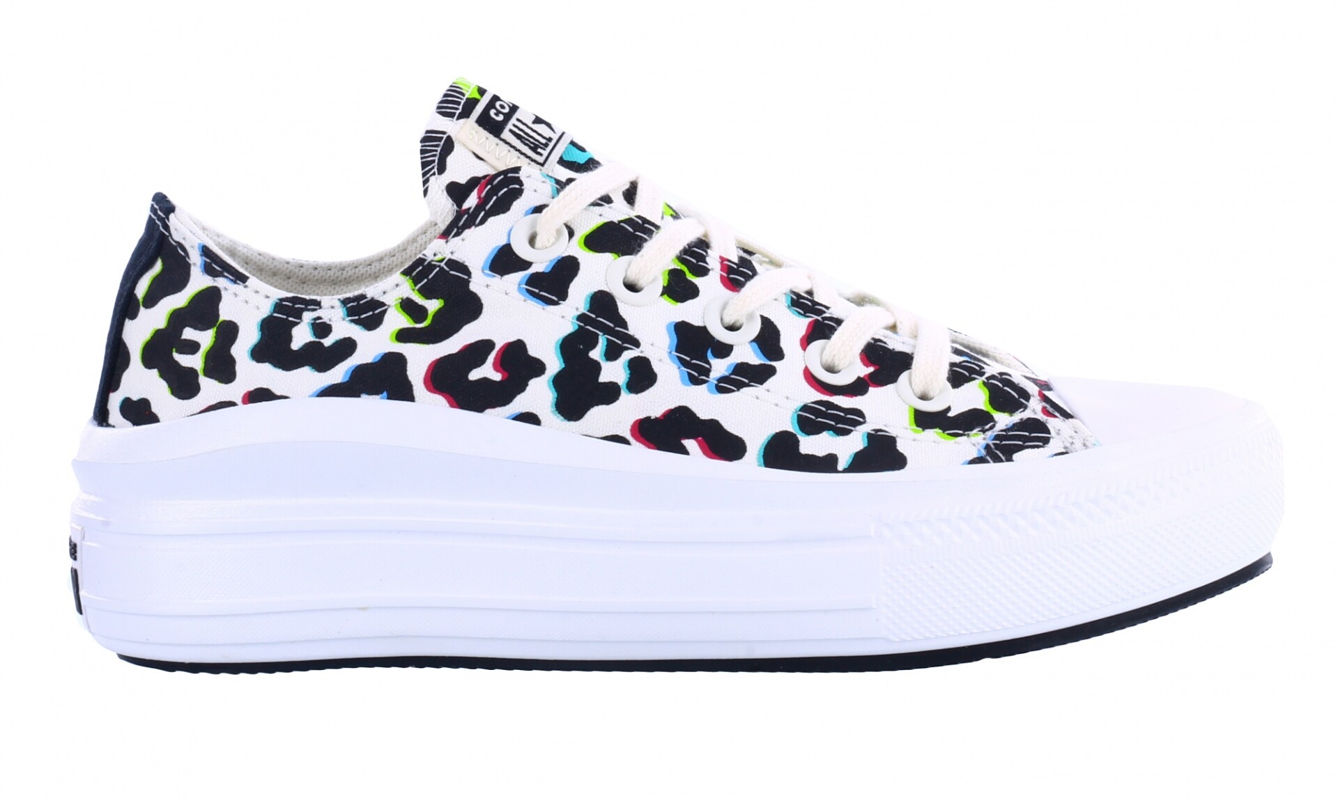 Championes de Mujer Converse - All Star Ctas Move OX Converse - Blanco - Animal Print 