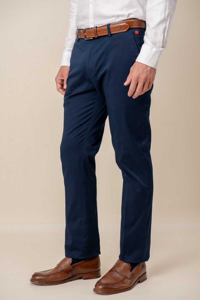 Pantalón Slim Fit - Azul 