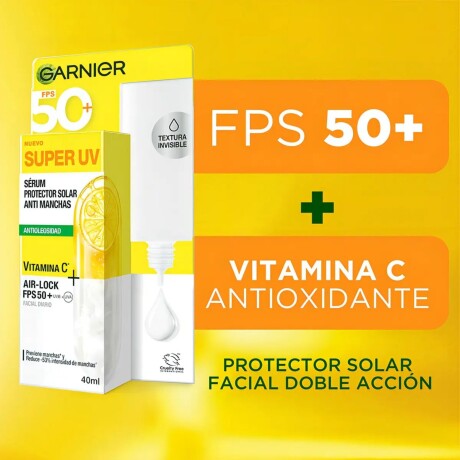 Pack Garnier Sérum anti manchas + Protector Solar Invisible Pack Garnier Sérum anti manchas + Protector Solar Invisible