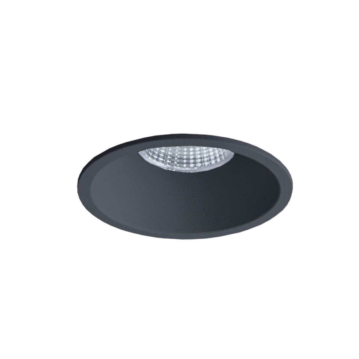 Downlight redondo profundo VERFA negro 10W 3000K - MN0009 