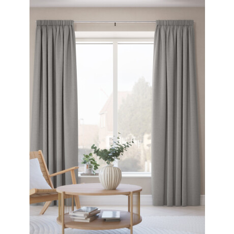 Cortina Savalen 1X140X245 Chenilla Gris