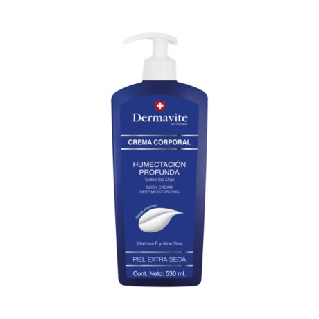 Crema Corporal Dermavite Humectación Profunda Piel Extra Seca Vitamina E Y Aloe Vera 530ml Crema Corporal Dermavite Humectación Profunda Piel Extra Seca Vitamina E Y Aloe Vera 530ml