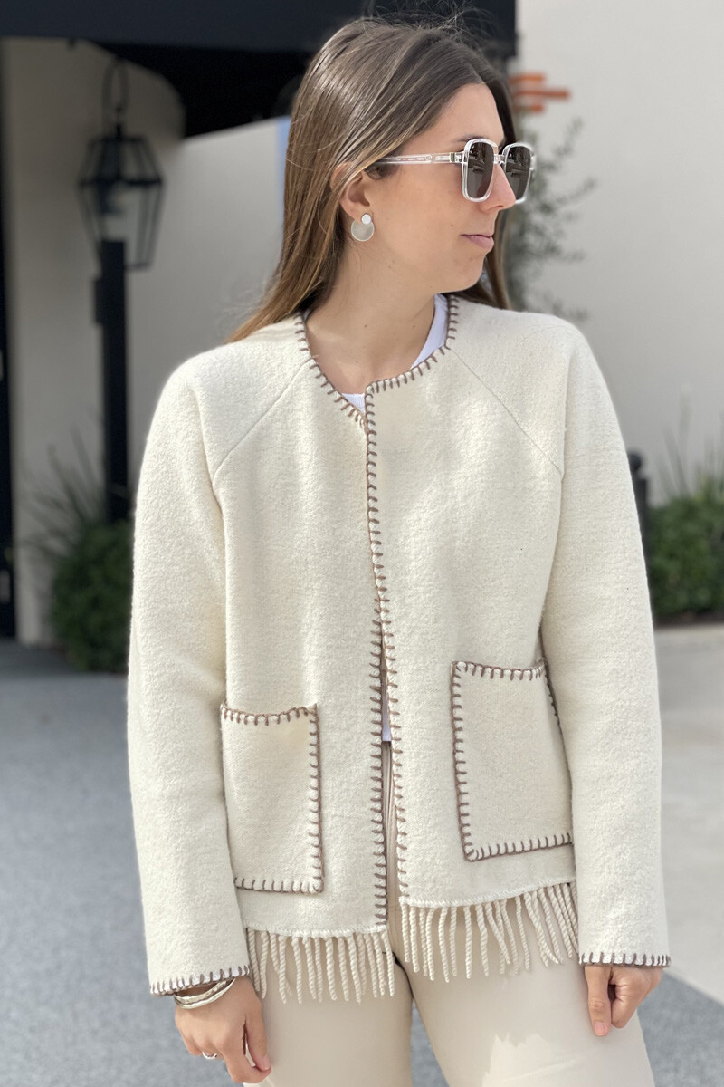 Chaqueta federica Natural