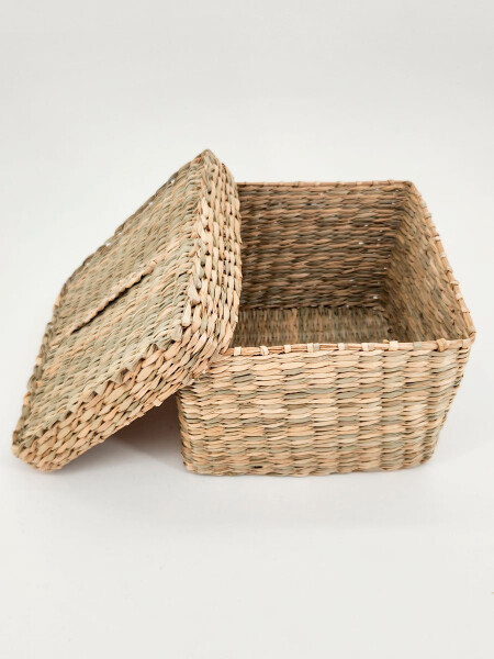 CANASTA CON TAPA MARRON