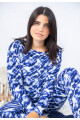 PIJAMA ESTAMPADO ESTAMPADO AZUL