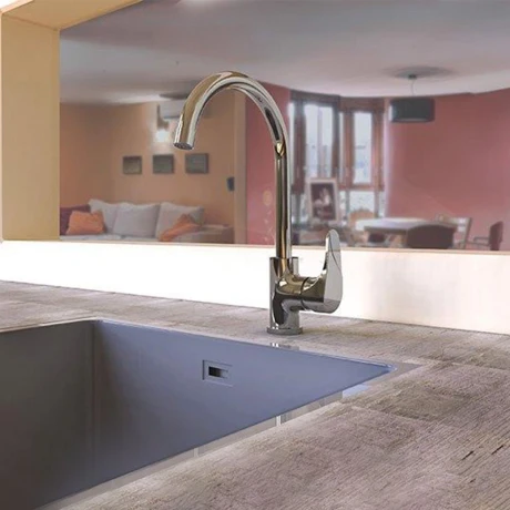 Griferia Cocina Mesada - Serie Iguazu GAMAS DE GRIS
