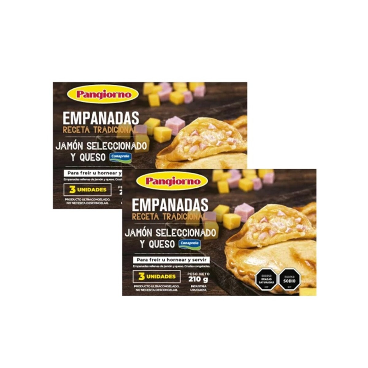 Empanada Pangiorno X 6 Jamon Y Queso 