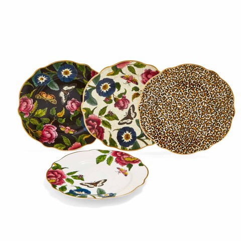 PORTMEIRION CREATURES OF CURIOSITY PLATOS PARA TORTA X4 PORTMEIRION CREATURES OF CURIOSITY PLATOS PARA TORTA X4