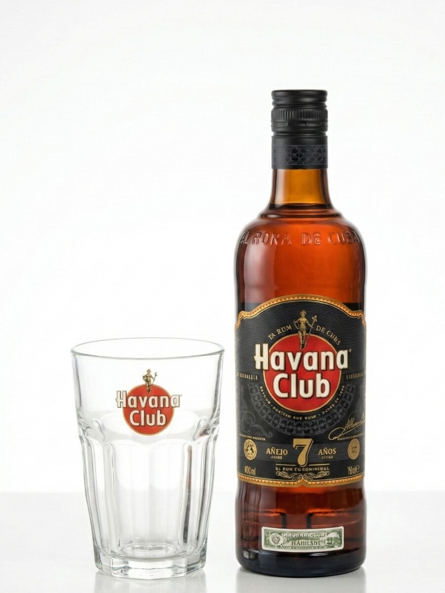 Havana Club 7 años + vaso 