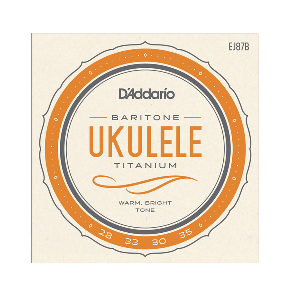 ENCORDADO UKELELE DADDARIO EJ87B TITANIUM BARITONO 