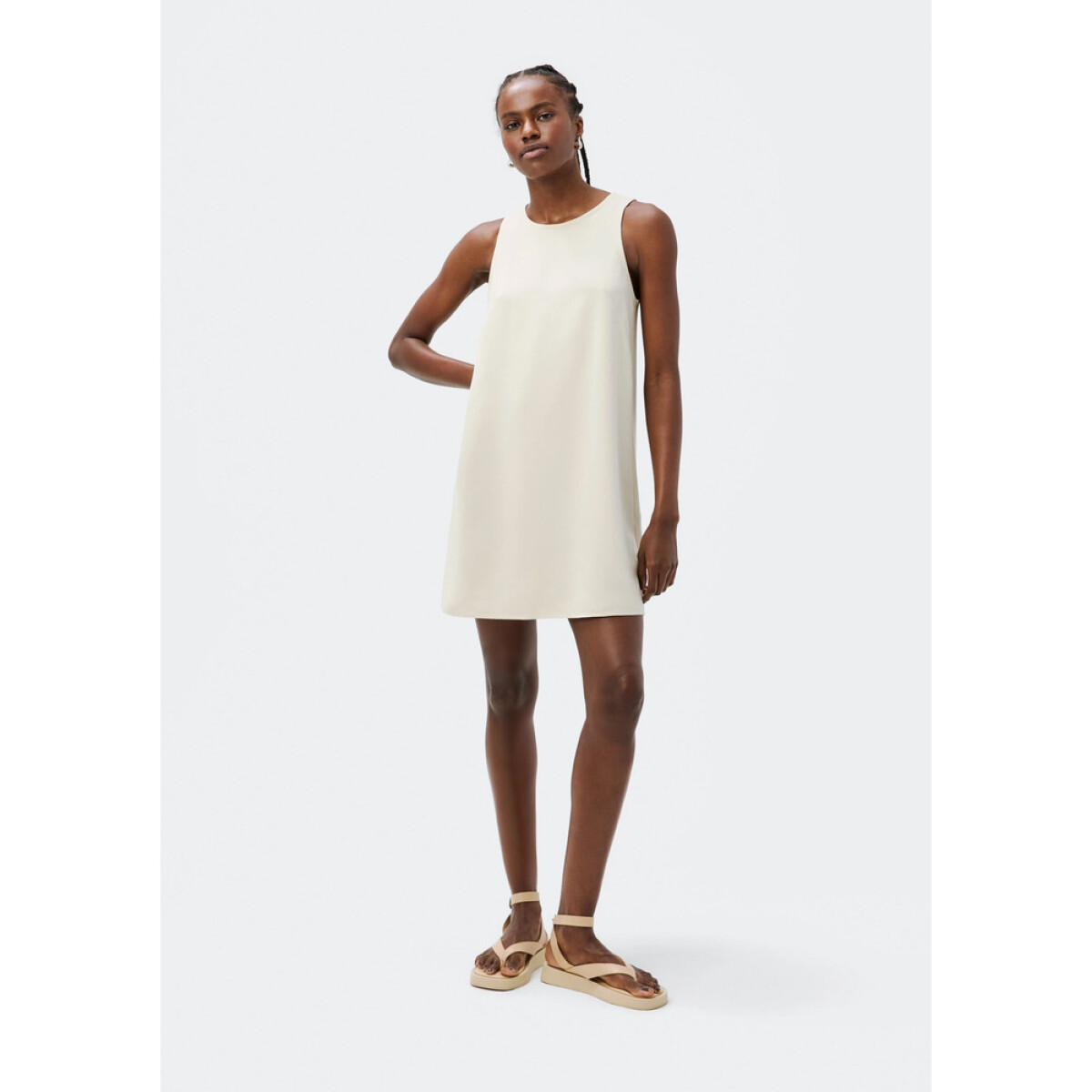 VESTIDO CURTO FEM - VERDE CLARO 