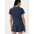 PIJAMA MM FEM AZUL ESCURO