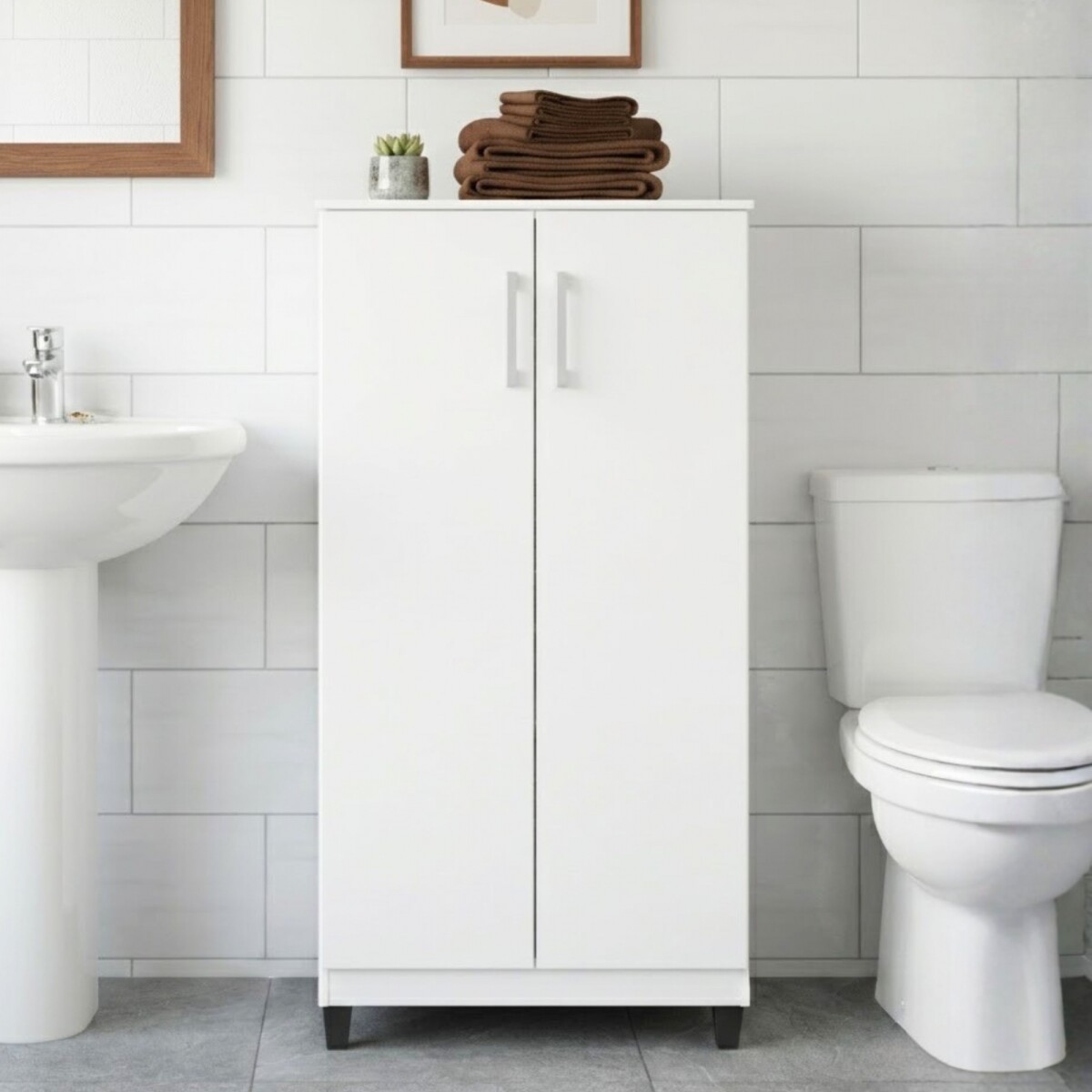 Armario Multiuso 2 Puertas Brisa Blanco 