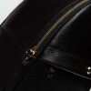 Mochila Urban En Cuero Liso Satinado Negro