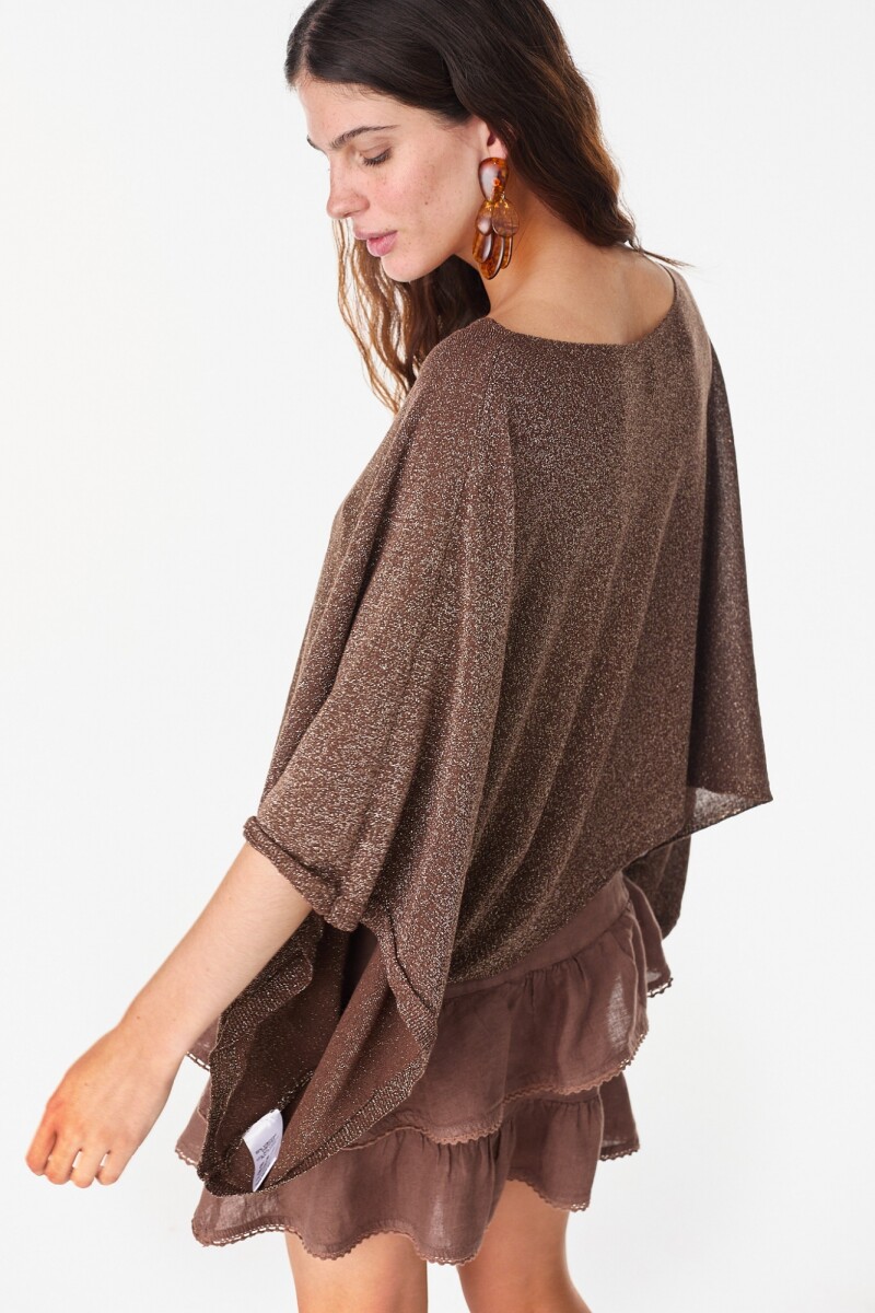 Blusa Freda - Marron 
