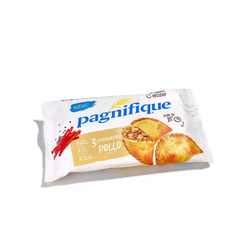 Empanadas de pollo Pagnifique x 3 Empanadas de pollo Pagnifique x 3