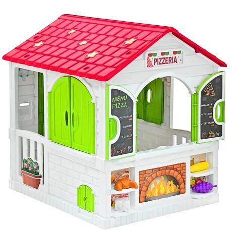 Casa Infantil de Jardin y Mercado Prinsel 4080 2 en 1 001