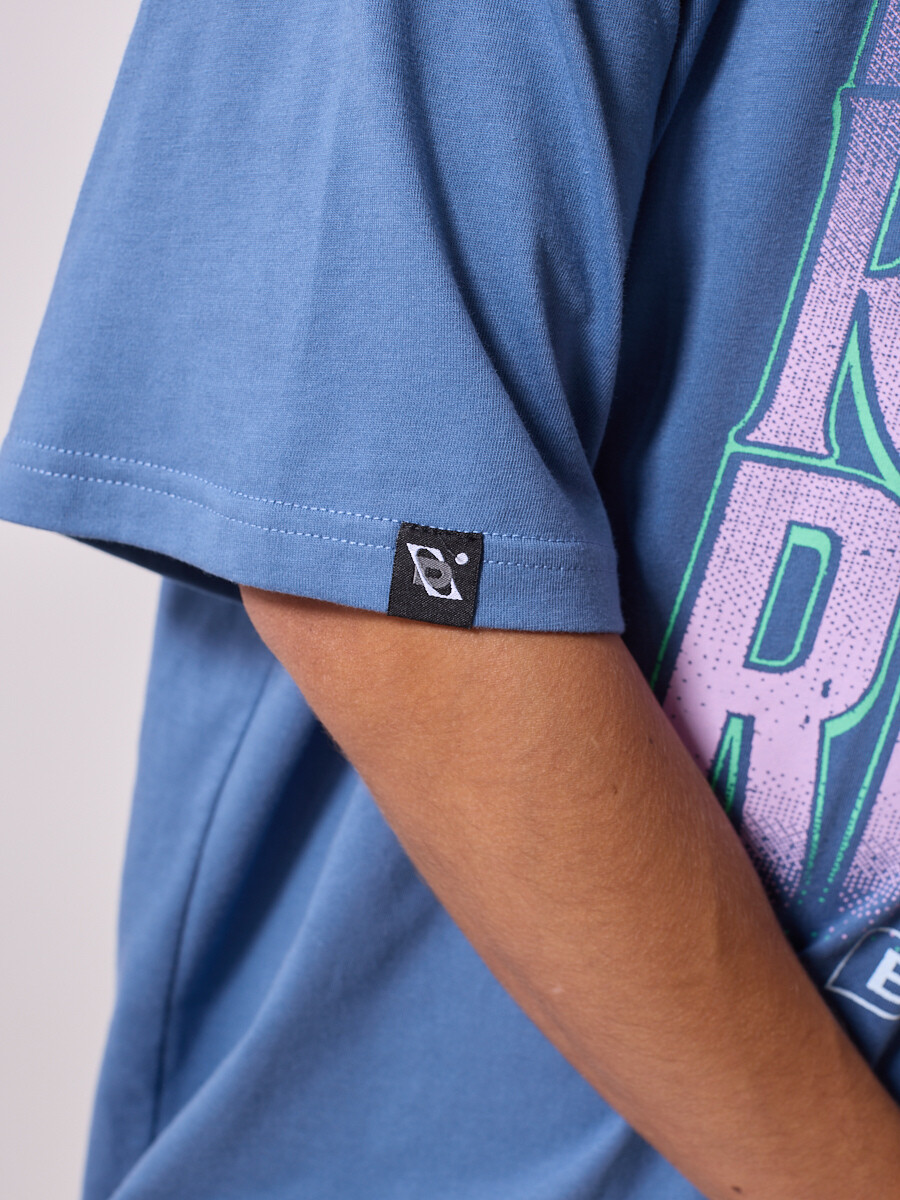T-SHIRT MOYA DIXIE Azul Piedra