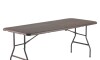 Mesa Plegable Simil Rattan 180 Marrón Mesa Plegable Simil Rattan 180 Marrón