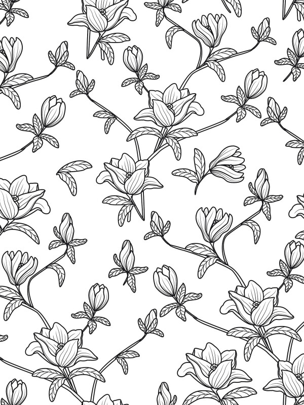 WALLPOPS MAGNOLIA WINDOW FILM N/A