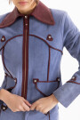 CHAQUETA ROSE Celeste