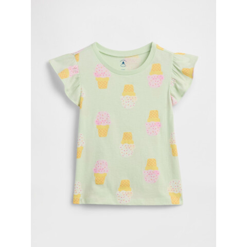 V-BF PRINT SS TEE SP26 POD GREEN