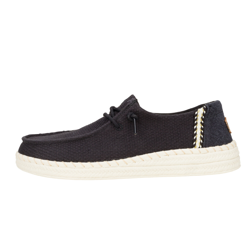 Wendy Espadrille Woven - Mujer Black