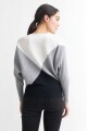 Sweater geométrico GRIS