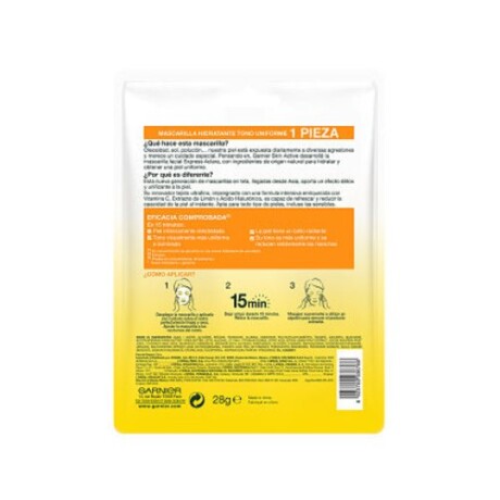 Garnier Mascarilla De Ojos Coconut Garnier Mascarilla De Ojos Coconut