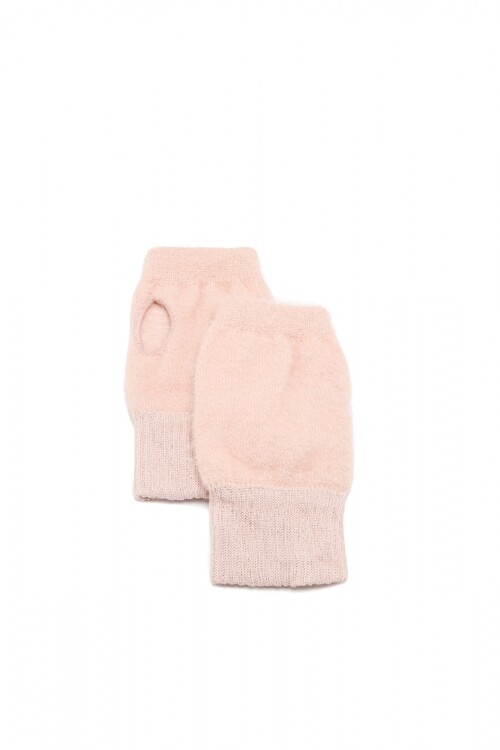 Mitones Pelo Rosado