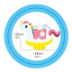 INTEX SET 3 PORTAVASOS FLOTANTES UNICORNIO 41 X 20 CMS Intex Set 3 Portavasos Flotantes Unicornio 41 X 20 Cms