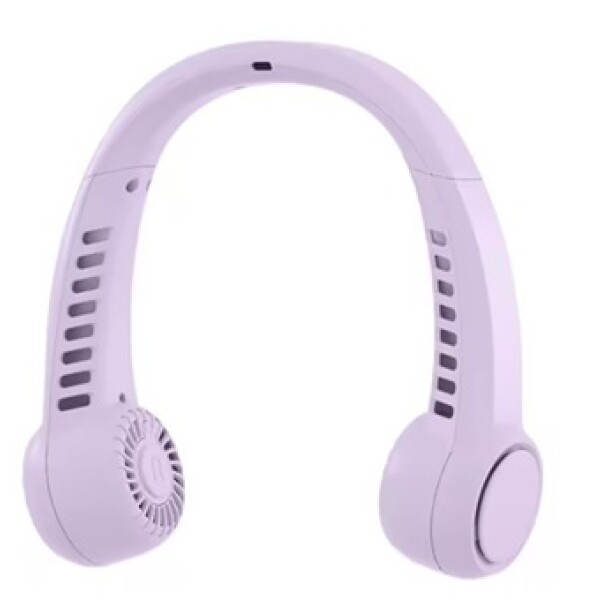 Ventilador de cuello violeta