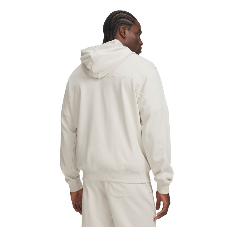 Canguro UA Rival LW Graphic Hoodie Hombre 6014686-110 Blanco