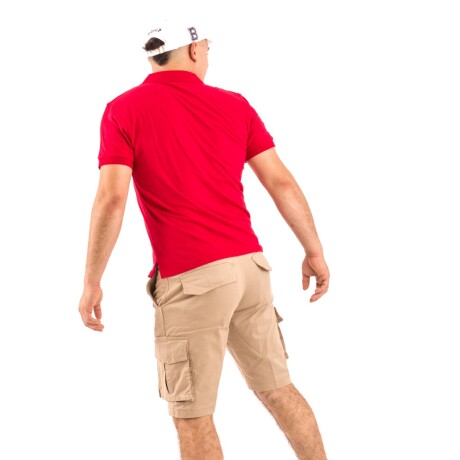 Bermuda Cargo con Spandex Extra Beige