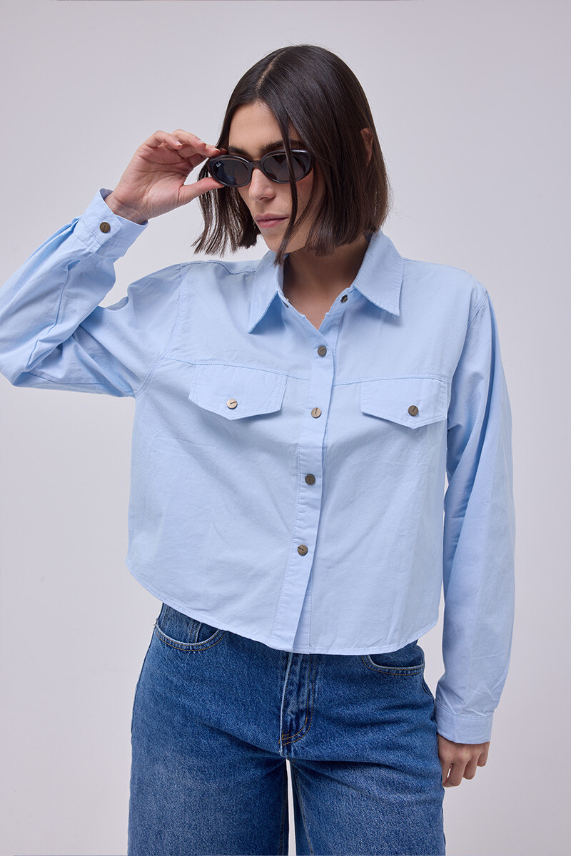 Camisa Dalia - Celeste 