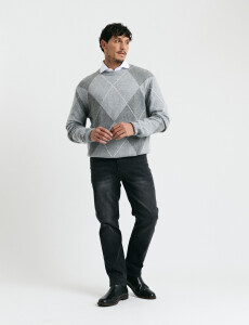 470752 SWEATER HARRY Gris Medio