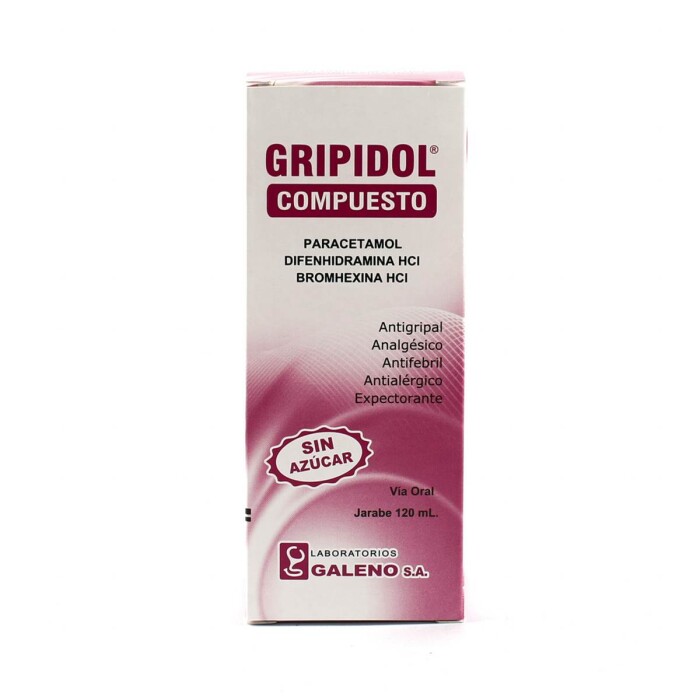 GRIPIDOL CMPTO. JARABE FRASCO X 120 ML. única