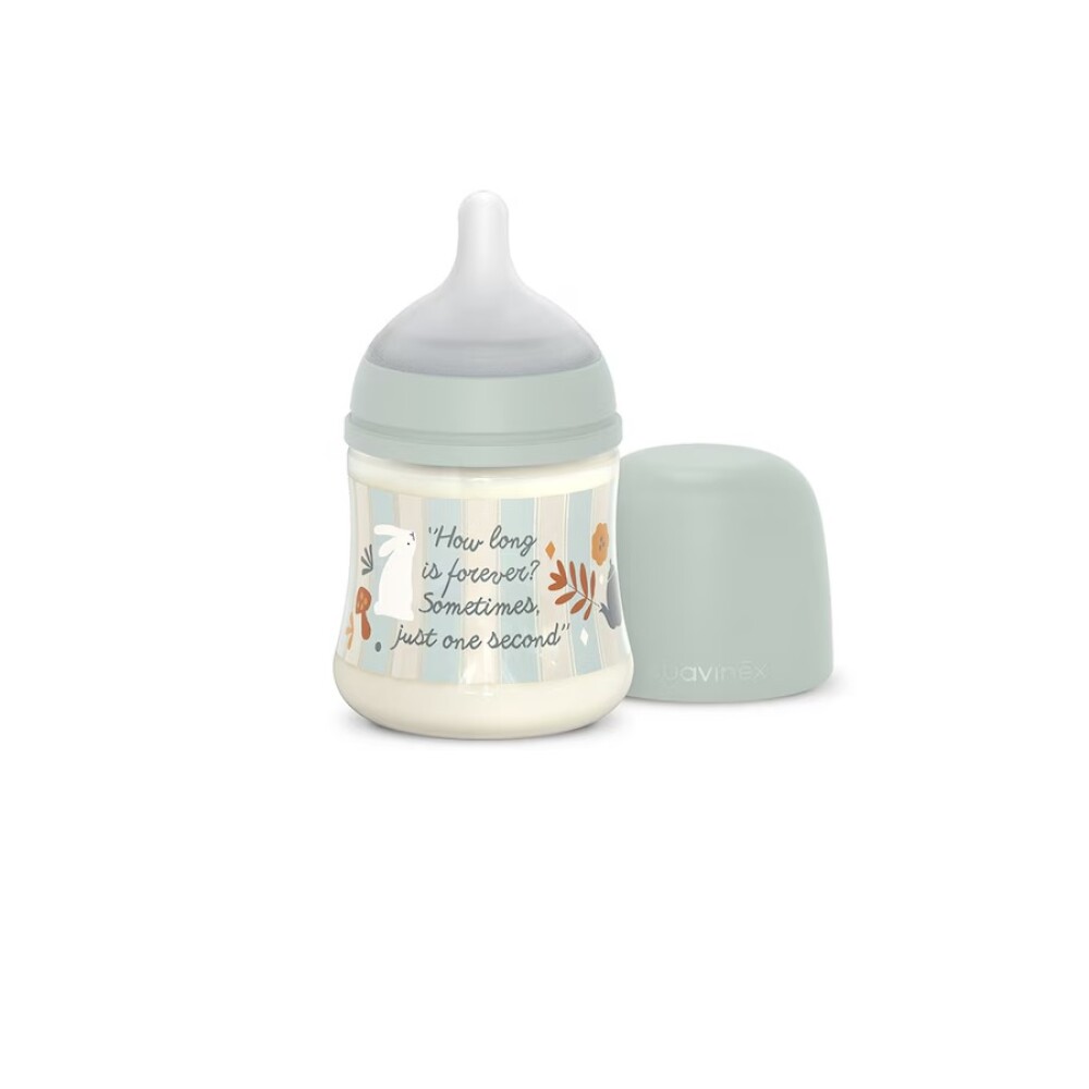 Biberón fisiológico 150ml Suavinex Verde striped