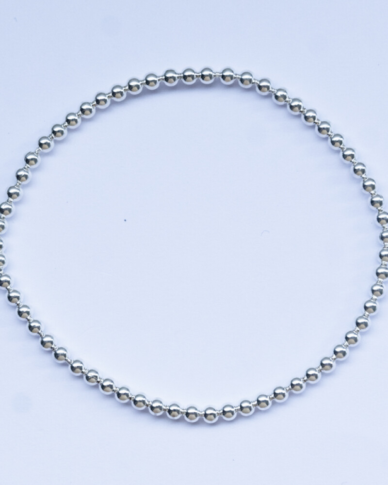 Pulsera Helen elastizada PLATEADO