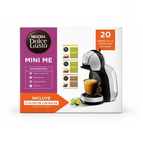 Cafetera Automática Mini Me Blanca + 3 Café de Regalo BLANCO