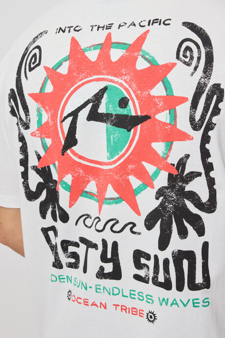 T-SHIRT EXAVI RUSTY Blanco