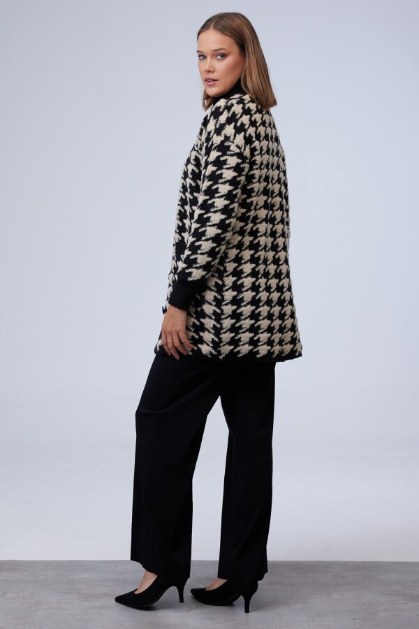 Cardigan Gales NEGRO/BEIGE