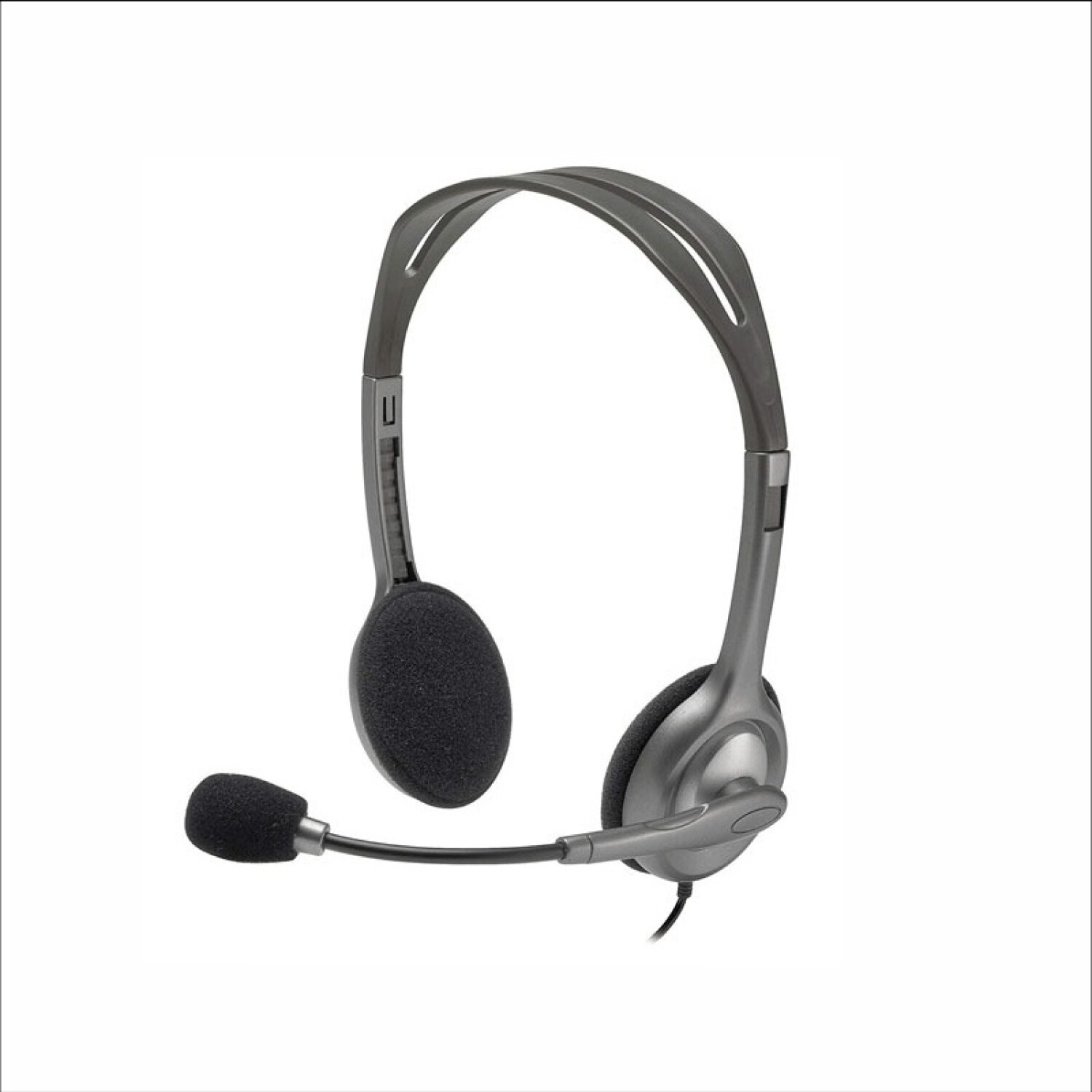 Auriculares Vincha Logitech H111 Negro con micrófono — ZonaTecno