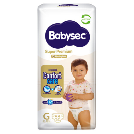 Babysec Super Premium G 88 Unidades Babysec Super Premium G 88 Unidades