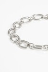 Collar eslabones plateado