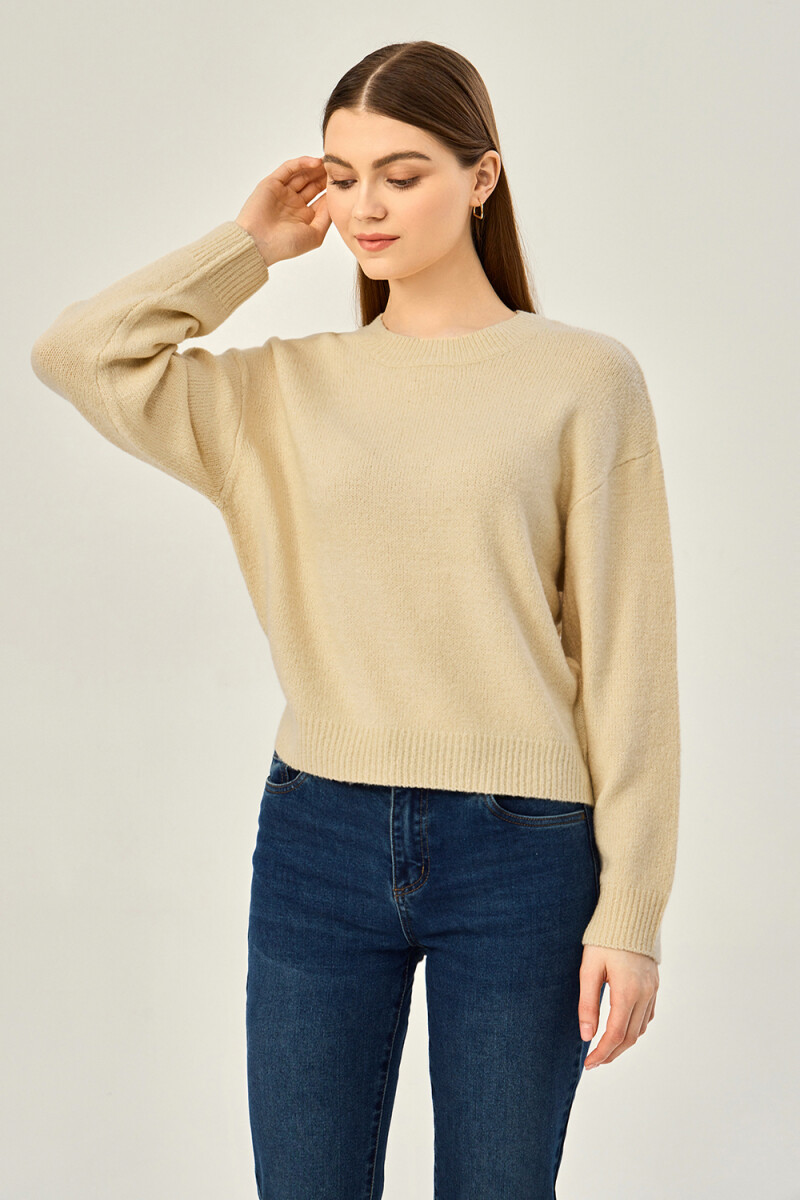 Sweater Elounda - Beige Claro 