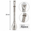 Bombilla de Alpaca Gruesa 20cm Opcion 3