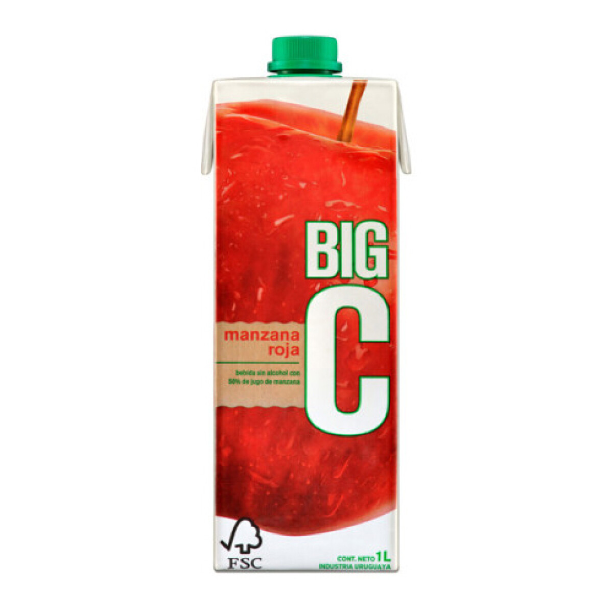 Jugo Big C 1 lt - Manzana 